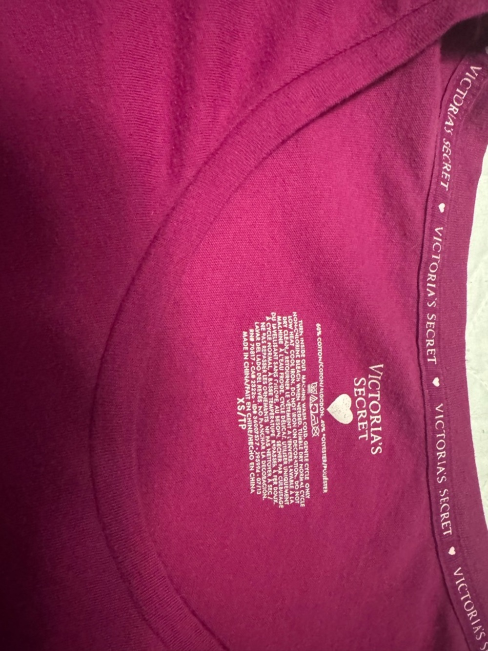 Victoria's Secret Lime Yellow & Pink Logo Nightgown Set - Picture 5 of 5